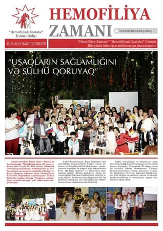“Hemofiliya zamanı” informasiya bülleteni – 2016