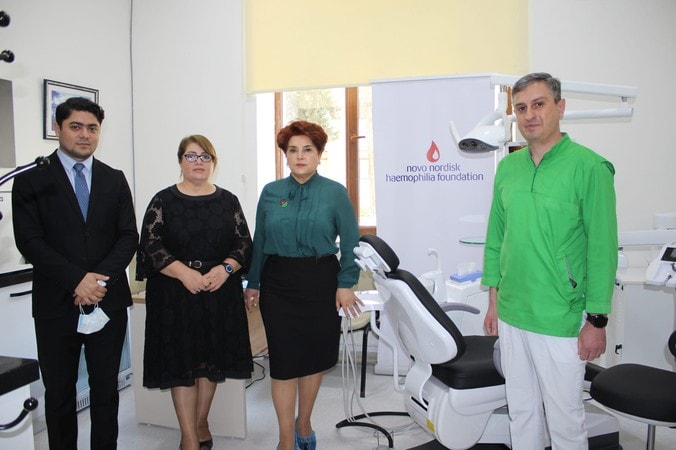 Hemofiliyalı Xəstələrin Respublika Assosiasiyası Milli Hematologiya və Transfuziologiya Mərkəzini müassir stomatoloji avadanlıqlarla təchiz etdi