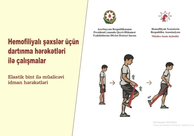 Hemofiliyalı şəxslər üçün dartınma hərəkətləri ilə çalışmalar